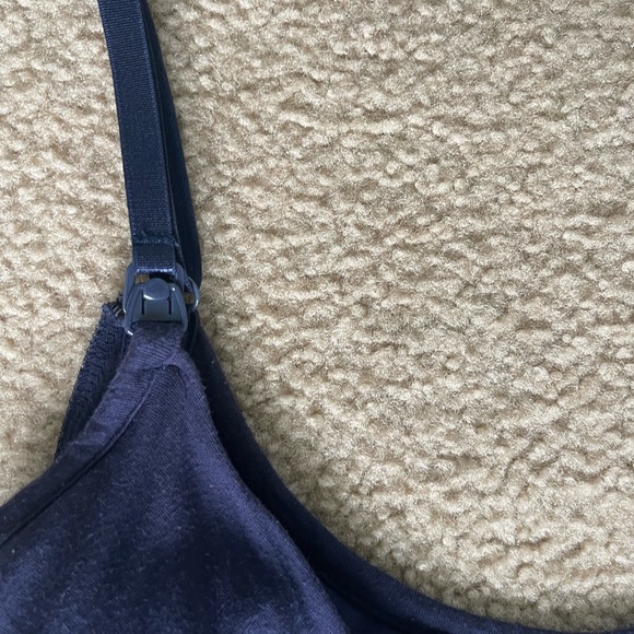 The Bump Navy Nursing Dress - Picture 3 of 5